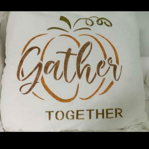 Fall Thanksgiving Throw Pillow Covers Handmade - Picture 3 of 3
